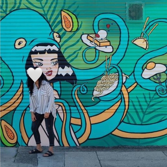 Urban Outfitters BP Collection Striped Button Down - Medium - Picture 4 of 4